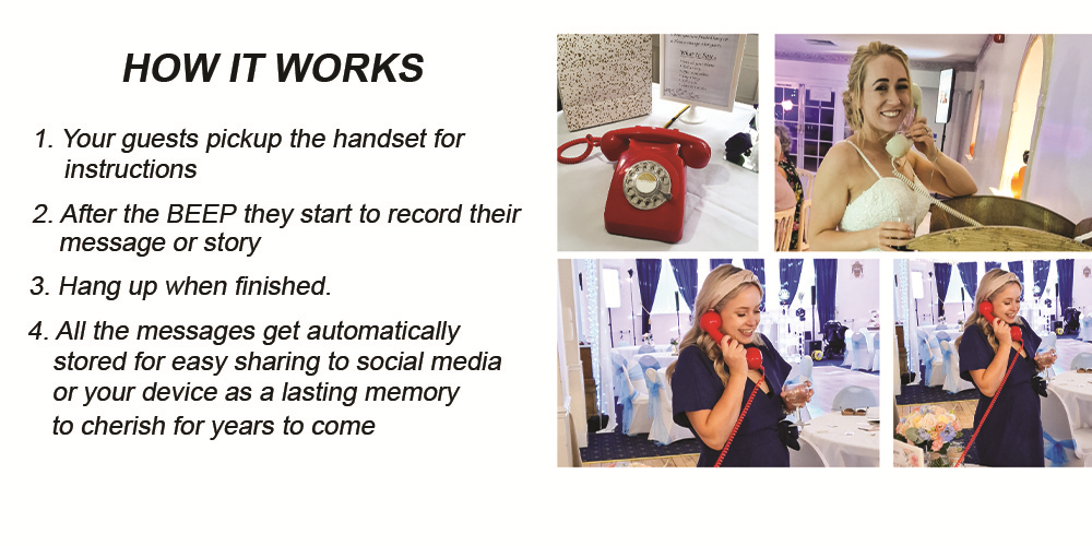 Try the audio guestbook from I Want A Photobooth Banbury at your party!